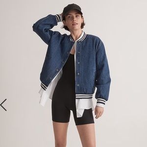 Madewell Denim Bomber Jacket